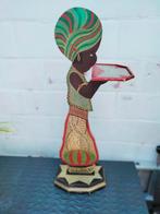 Art Deco design.Butler in hout.Hand painted.Hoogte87 cm., Ophalen