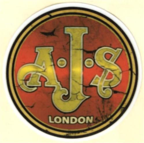 AJS London sticker #7, Motoren, Accessoires | Stickers, Verzenden