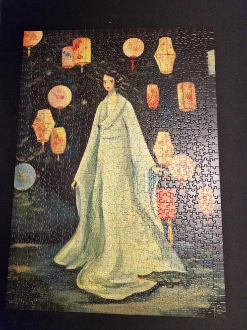 puzzel Dream World Lantern Garden 1000st, Hobby en Vrije tijd, Denksport en Puzzels, Legpuzzel, 500 t/m 1500 stukjes, Ophalen of Verzenden