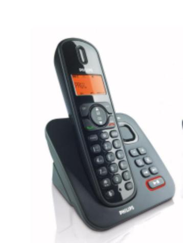 2 Philips CD 155 Draadloze DECT telefoons + basisstations beschikbaar voor biedingen