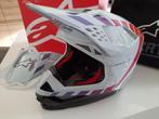 Alpinestars s-m10 motorcross helm, Motoren, M, Ophalen of Verzenden, Tweedehands, Heren