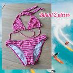Bikini  2 pièces pour femme-blanc et rose, Ophalen of Verzenden, Gedragen, Wit, Bikini