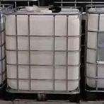 Witte IBC containers, 1000liter, Met kraantje, Kunststof, 150 liter of meer, Zo goed als nieuw