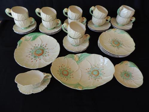 Service de table ART DECO Carlton Ware 33 pièces , vintage j, Antiek en Kunst, Antiek | Servies compleet, Ophalen of Verzenden