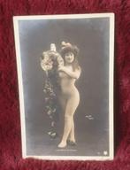 Origineel 1904 nude naaktfoto Lucienne d'Armoy - Bloemendans, Ophalen of Verzenden