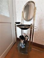 Vintage retro , set lavabo met spiegel merk ,decor exclusiv, Huis en Inrichting, Badkamer | Badkamermeubels, Ophalen, Gebruikt