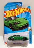 Hot Wheels Porsche Taycan Turbo S  Groen (2021), Ophalen of Verzenden
