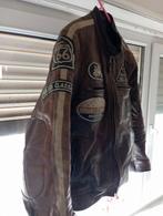 Lederen vintage motorjas, Ophalen of Verzenden