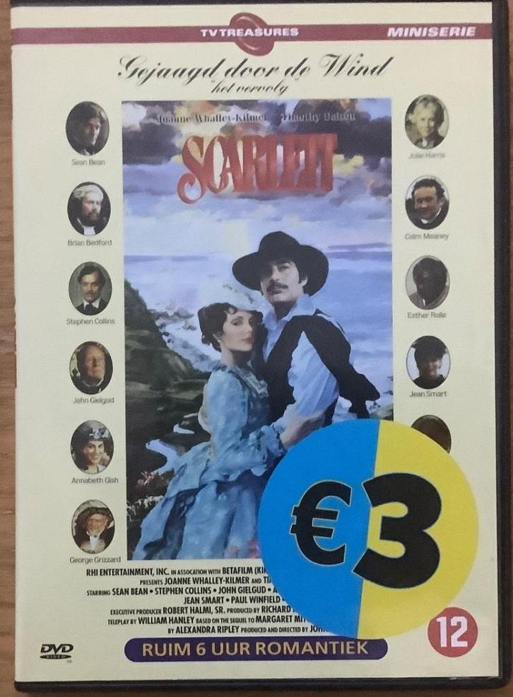 Scarlett (1994) Dvd 2disc Timothy Dalton, Cd's en Dvd's, Dvd's | Drama, Gebruikt, Drama, Vanaf 12 jaar, Ophalen of Verzenden
