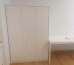 Kleerkast Ikea met drie deuren, wit OPHALEN GENT, Huis en Inrichting, Ophalen, Gebruikt, Met hangruimte