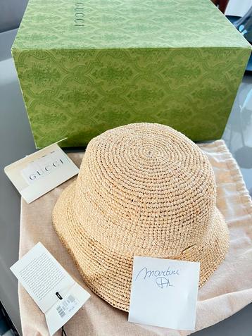 Raffia Bucket hat Gucci  beschikbaar voor biedingen
