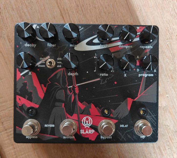 Walrus Audio Slärp delay/reverb combo, Muziek en Instrumenten, Effecten, Zo goed als nieuw, Delay of Echo, Reverb, Multi-effect