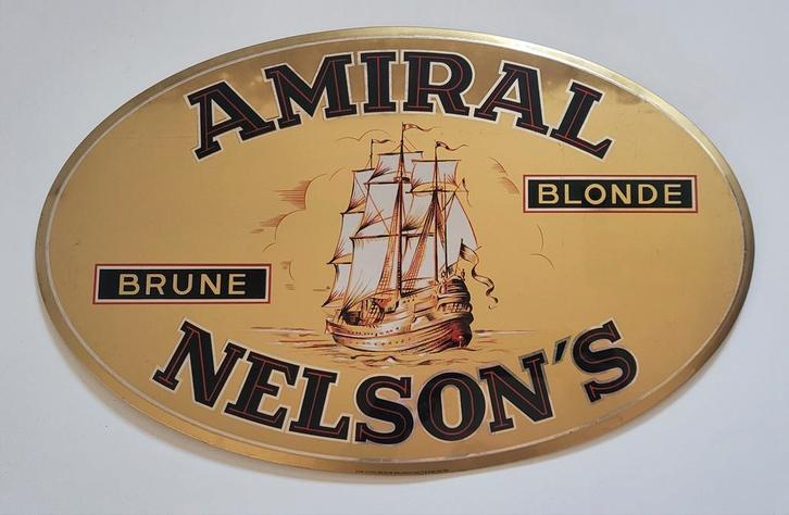 Glacoide reclamebord Amiral Nelson´s., Verzamelen, Merken en Reclamevoorwerpen, Reclamebord, Ophalen of Verzenden