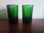 Groene shotglaasjes jägermeister 2 stuks beschikbaar, Verzamelen, Ophalen of Verzenden, Zo goed als nieuw