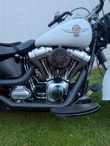 Harley davidson fatboy speciale 2010 parelmoer wit beschikbaar voor biedingen