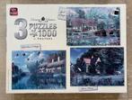 Puzzel 3x 1000 stukjes, Hobby en Vrije tijd, Ophalen of Verzenden, 500 t/m 1500 stukjes, Zo goed als nieuw, Legpuzzel