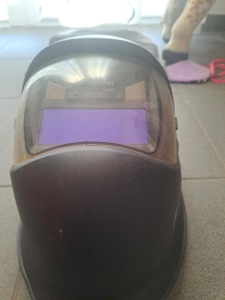 Optrel e640 lashelm, Doe-het-zelf en Bouw, Laskappen, Gebruikt, Lasfilter, Ultraviolet, Ophalen of Verzenden