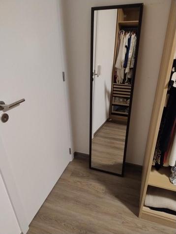Stijlvolle Lange Spiegel met Zwarte Lijst 🌿160 cm🌿 beschikbaar voor biedingen