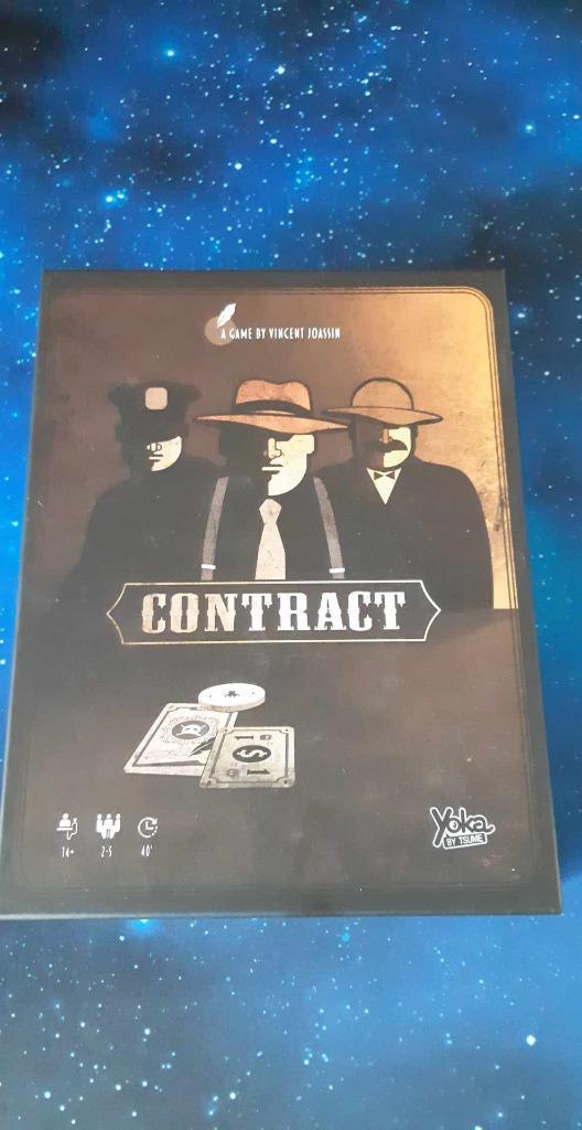 Contract - 2-5 spelers - 10 €, Hobby en Vrije tijd, Gezelschapsspellen | Bordspellen, Gebruikt, Een of twee spelers, Drie of vier spelers