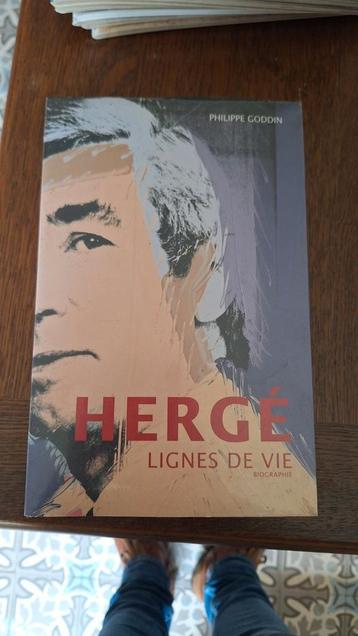 Hergé lignes de vie, biographie d'Hergé neuf emballé. disponible aux enchères