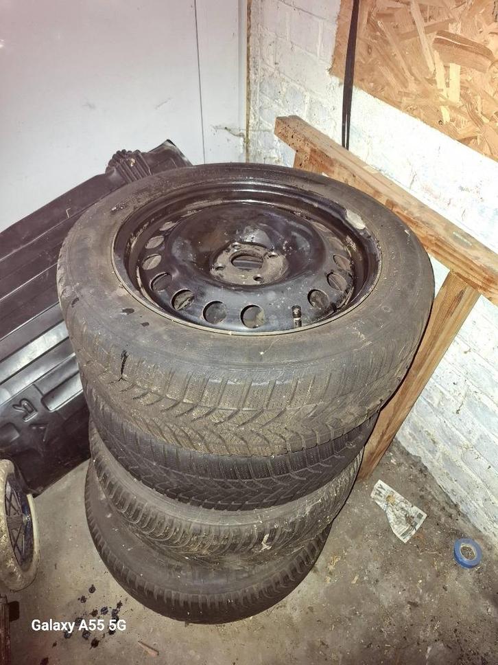 Kit hiver, Autos : Pièces & Accessoires, Pneus & Jantes, Pneus et Jantes, Pneus hiver, 16 pouces, 195 mm, Véhicule de tourisme