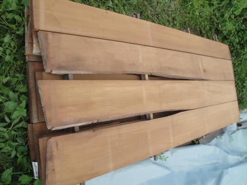 +- 5 m2 de planches en Iroko de +-280cmx22,5cm=>28cmx3cm, Doe-het-zelf en Bouw, Hout en Planken, Nieuw, Plank, Overige houtsoorten