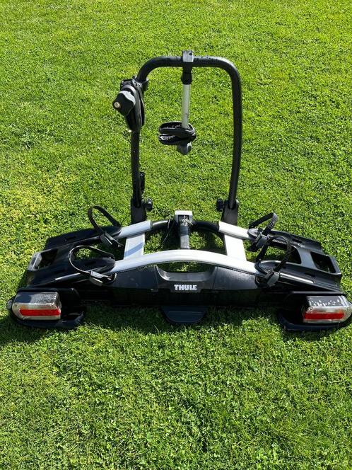 Porte Vélos (2) Thule, Auto diversen, Fietsendragers, Gebruikt, Trekhaakdrager, 2 fietsen, Brede banden, Elektrische fiets, Ophalen of Verzenden