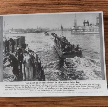 Photo de la Kriegsmarine Räumbooten Kriegsberichter allemand, Enlèvement ou Envoi