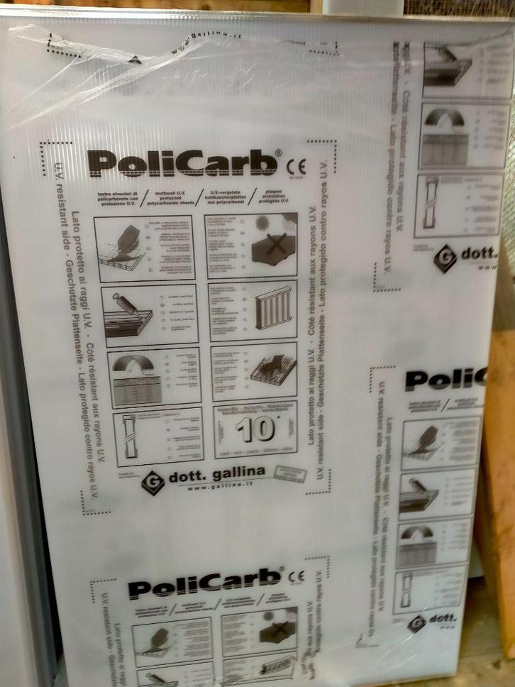 Polycarbonaat platen, Tuin en Terras, Overkappingen, Nieuw, Serre, Ophalen of Verzenden
