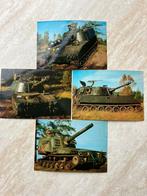 Lot 4 Vintage LEGER/OORLOG-postkaarten., Ophalen of Verzenden