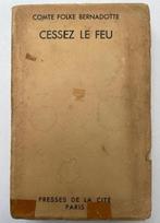 livre Cessez le Feu de Folke Bernadotte, Autres sujets/thèmes, Folke Bernadotte, Utilisé, Enlèvement ou Envoi