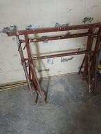 2 schragen, gyproc lift en 3 schoren, Doe-het-zelf en Bouw, Steigers, Ophalen, Gebruikt