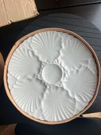 Oesterborden set witte borden, Huis en Inrichting, Ophalen, Zo goed als nieuw