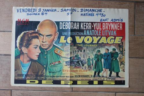 filmaffiche The Journey 1959 Deborah Kerr filmposter, Verzamelen, Posters, Zo goed als nieuw, Film en Tv, A1 t/m A3, Rechthoekig Liggend