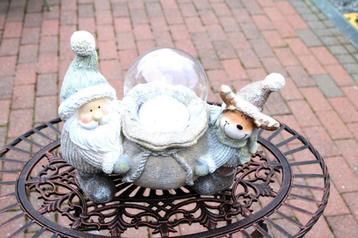 Lichtgevende kerstdecoratie van de kerstman + herten beschikbaar voor biedingen