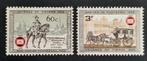 België: OBP 1395/96 ** Landsbond Postzegelkringen 1966., Postzegels en Munten, Ophalen of Verzenden, Zonder stempel, Frankeerzegel