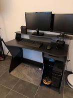 Bureau zwart, Huis en Inrichting, Bureaus, Ophalen, Zo goed als nieuw, Bureau