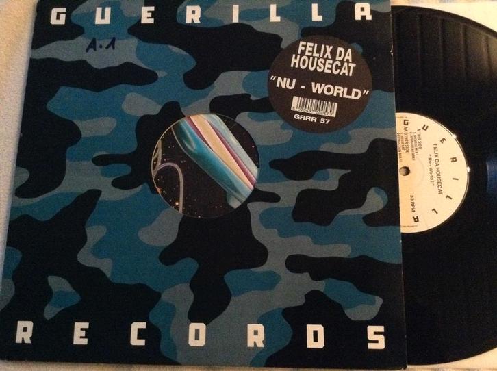 LP Felix Da Housecat “Nu-world 12” ”, Cd's en Dvd's, Vinyl | Dance en House, Gebruikt, Dance Populair, 12 inch, Ophalen of Verzenden