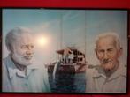 Lithographie Le vieil homme et la mer. Hemingway et Fuentes, Enlèvement ou Envoi