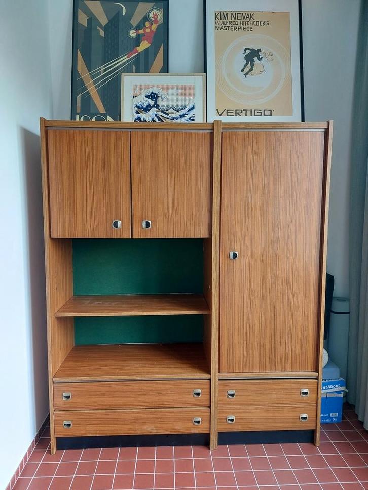 vintage kast - GRATIS - op te halen op 10/10, Huis en Inrichting, Kasten | Kleerkasten, Ophalen
