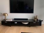 Meuble TV brun noir, Maison & Meubles, Utilisé, Enlèvement ou Envoi, Moins de 100 cm, 200 cm ou plus