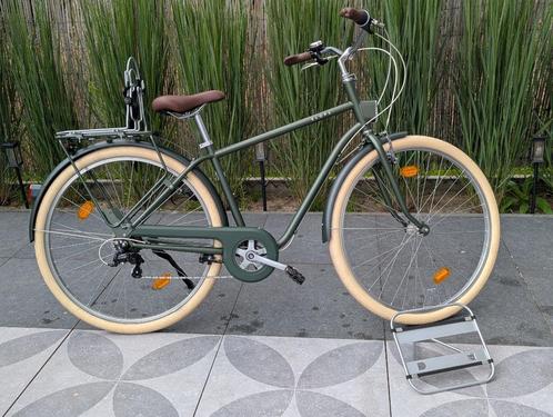 Elops fiets S/M kaki decathlon, Fietsen en Brommers, Fietsen | Jongens, Zo goed als nieuw, Handrem, Versnellingen, Ophalen