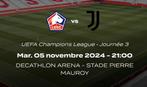 4 places Losc Juventus de Turin en ligue des champions