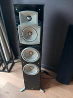 Yamaha 2 6ohms zwarte luxueuze kolomspeakers 250 W, Ophalen, Zo goed als nieuw, Front, Rear of Stereo speakers, Overige merken