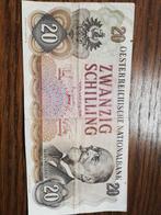 Oostenrijks biljet van 20, jaar 1950., Ophalen of Verzenden