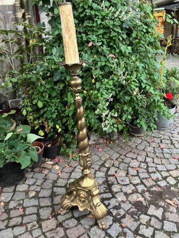 HEEL ZWARE BRONZEN  LAMPVOET beschikbaar voor biedingen