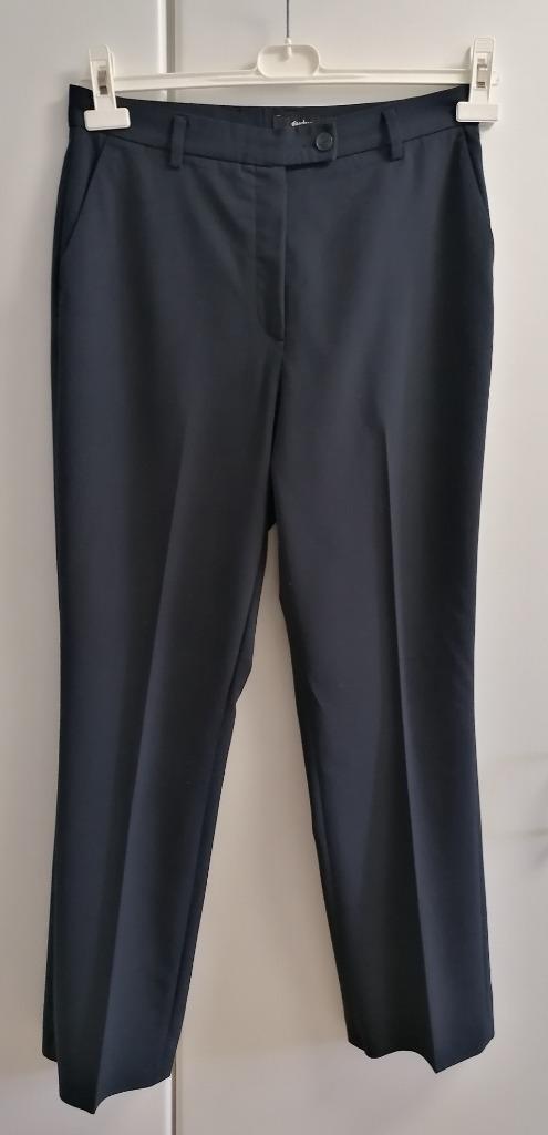 Donkerblauw geklede zomerbroek van gardeur, 40 44 % schuurwo, Kleding | Dames, Broeken en Pantalons, Zo goed als nieuw, Ophalen of Verzenden