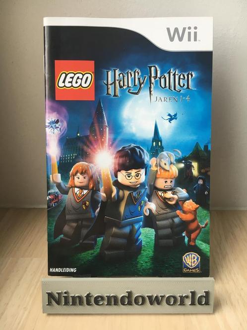 Harry Potter Jaren 1-4 (Wii) Handleiding, Games en Spelcomputers, Games | Nintendo Wii, Zo goed als nieuw, Ophalen