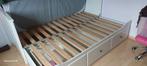 Hemnes Bedbank met 4 lades, Ophalen, Zo goed als nieuw, Wit