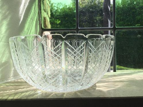 Grote Ronde Kristallen Kom, Antiek en Kunst, Antiek | Glaswerk en Kristal, Ophalen